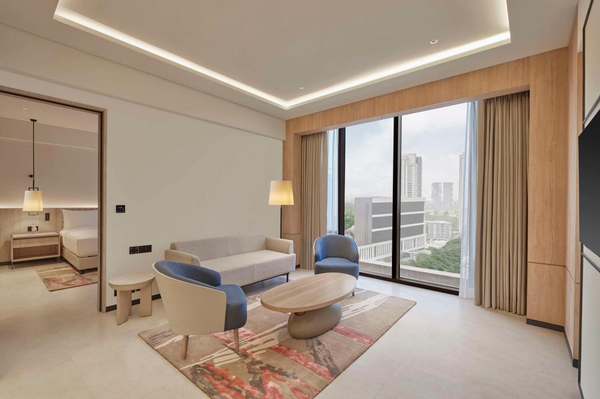 Hilton Gurugram Baani City Centre Gurgaon Exterior photo